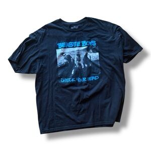 Check Your Head Black Graphic Tee